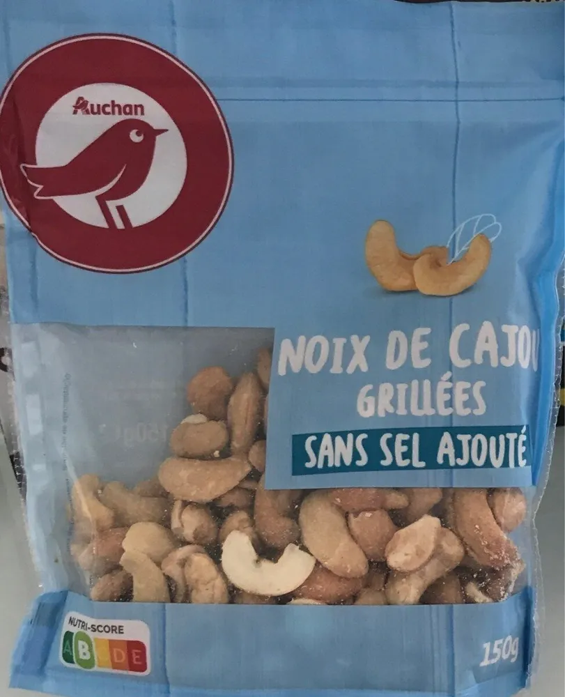 Noix de cajou grillées sans sel ajouté