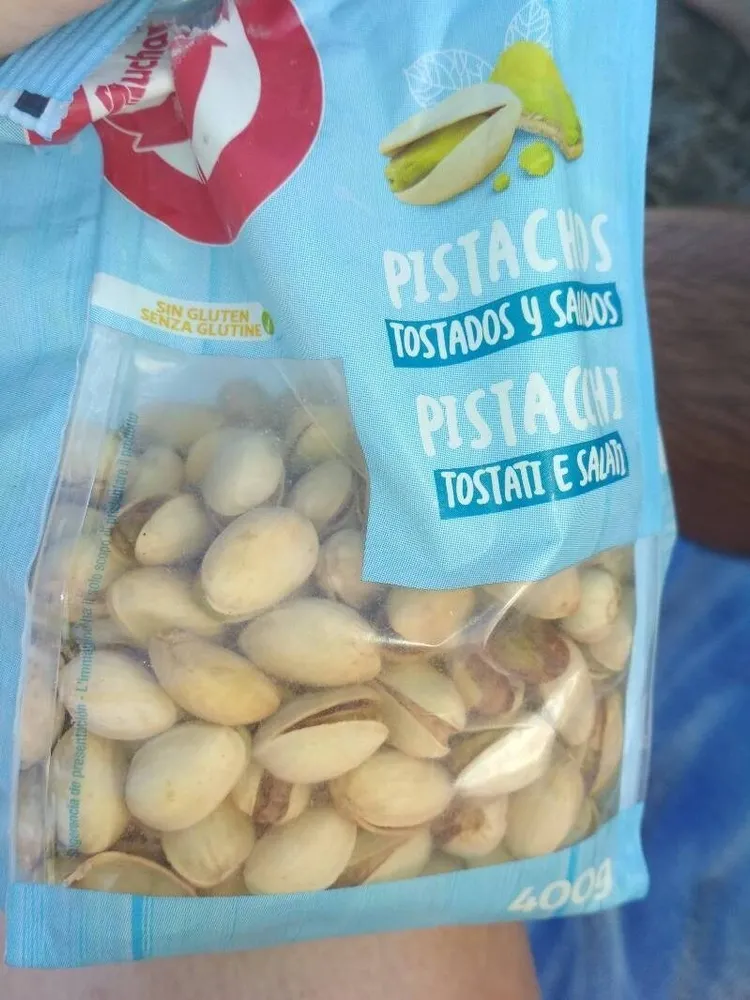 Pistachos tostados y salados