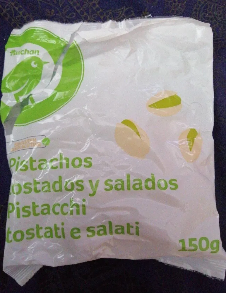 Pistachos tostados y salados