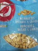 Cacahuetes tostados y salados