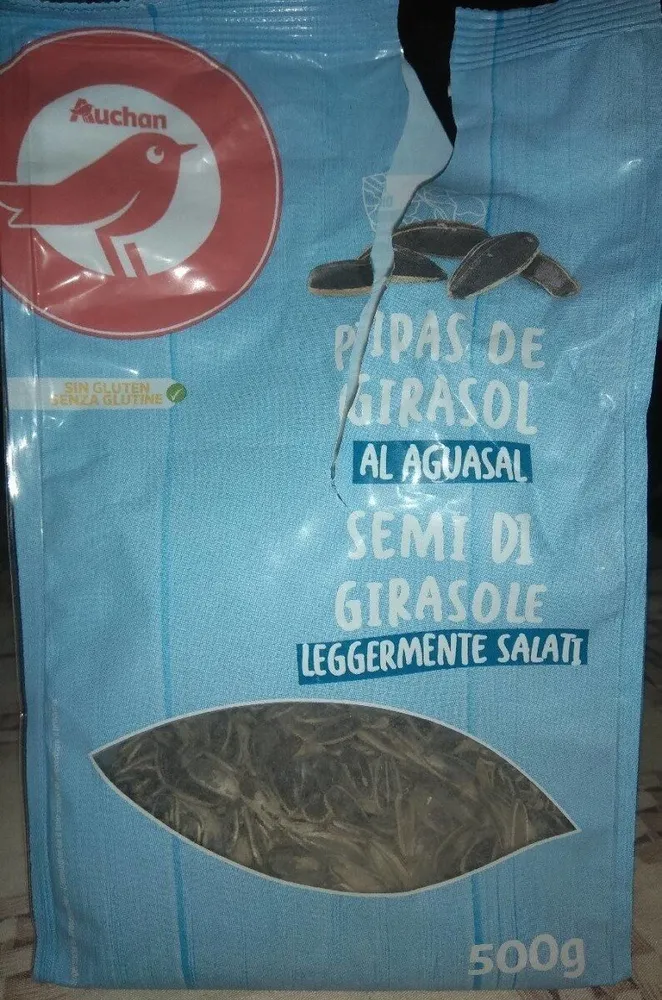 Pipas de girasol al aguasal
