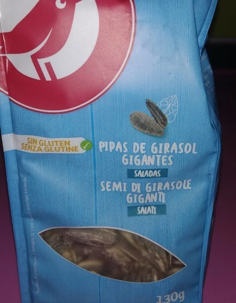 Pipas de girasol gigantes