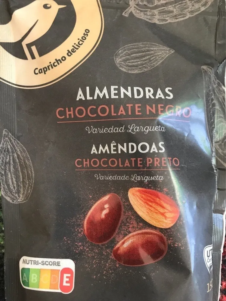 almendras chocolate negro