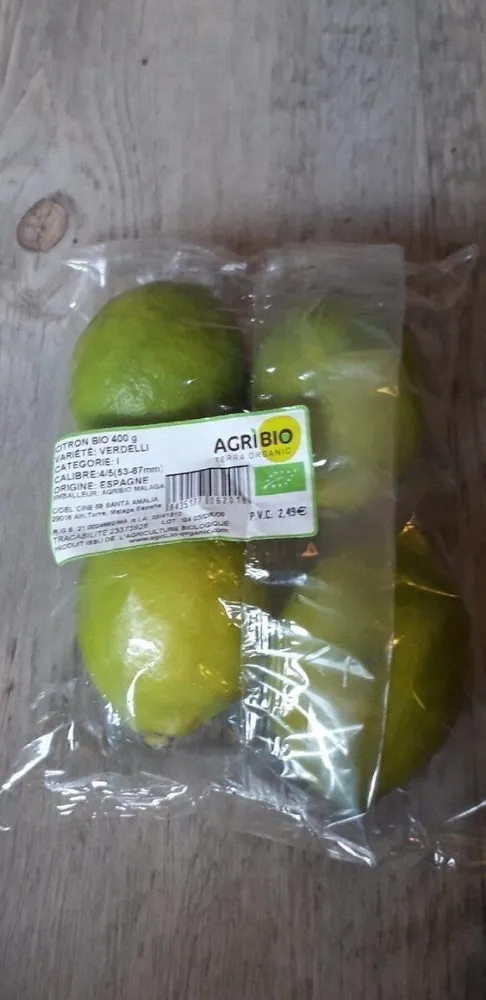 Citron jaune BIO