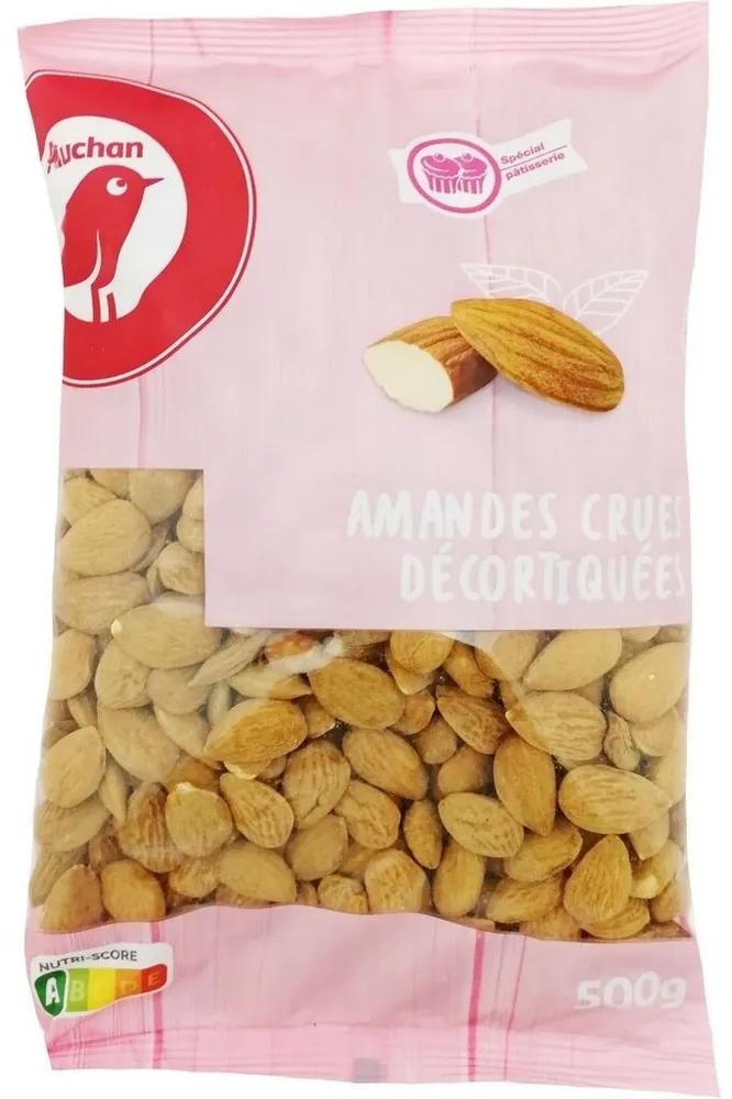 Amandes crues décortiquées