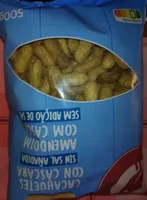 Cacahuetes con cáscara sin sal añadida