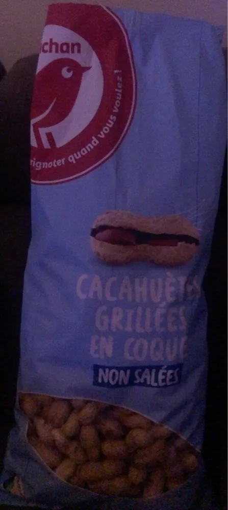 cacahuetes grillés en coques non salé