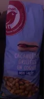 cacahuetes grillés en coques non salé