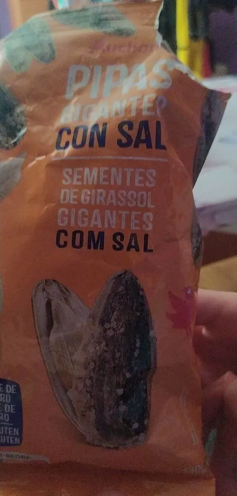 Pipas gigantes con sal