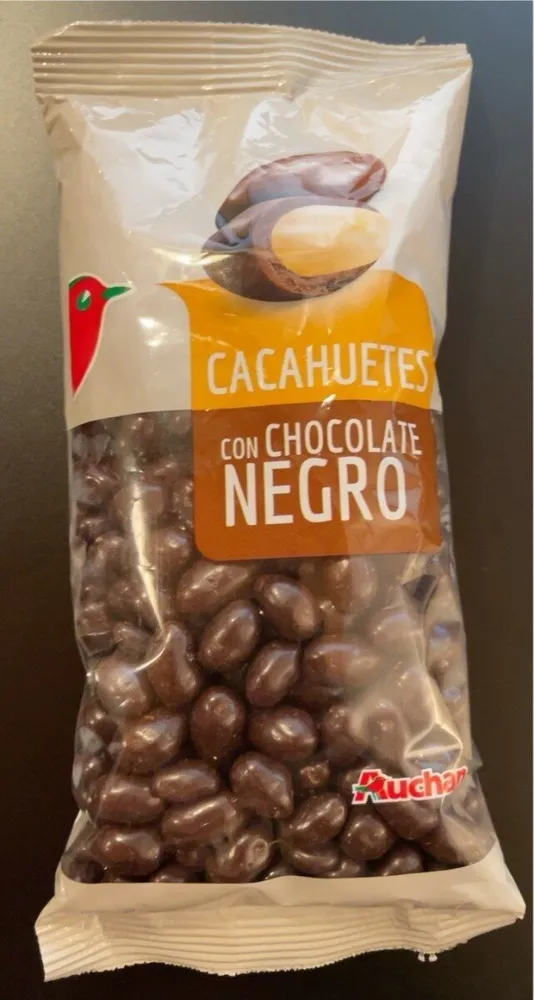 Cacahuetes con Chocolate Negro