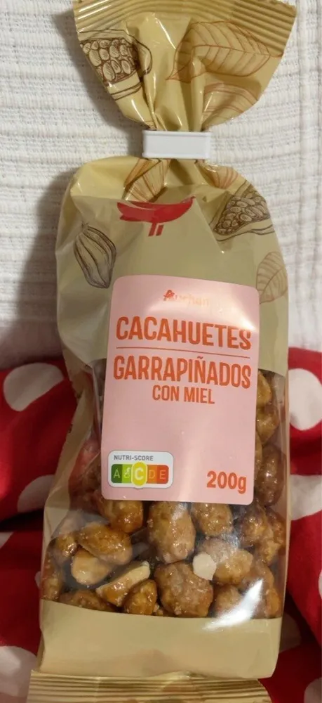 Cacahuetes garrapiñados con miel