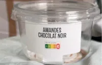 Amandes au chocolat noir
