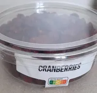 Canneberges séchées et sucrées
