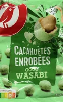 Cacahuètes enrobées goût wasabi