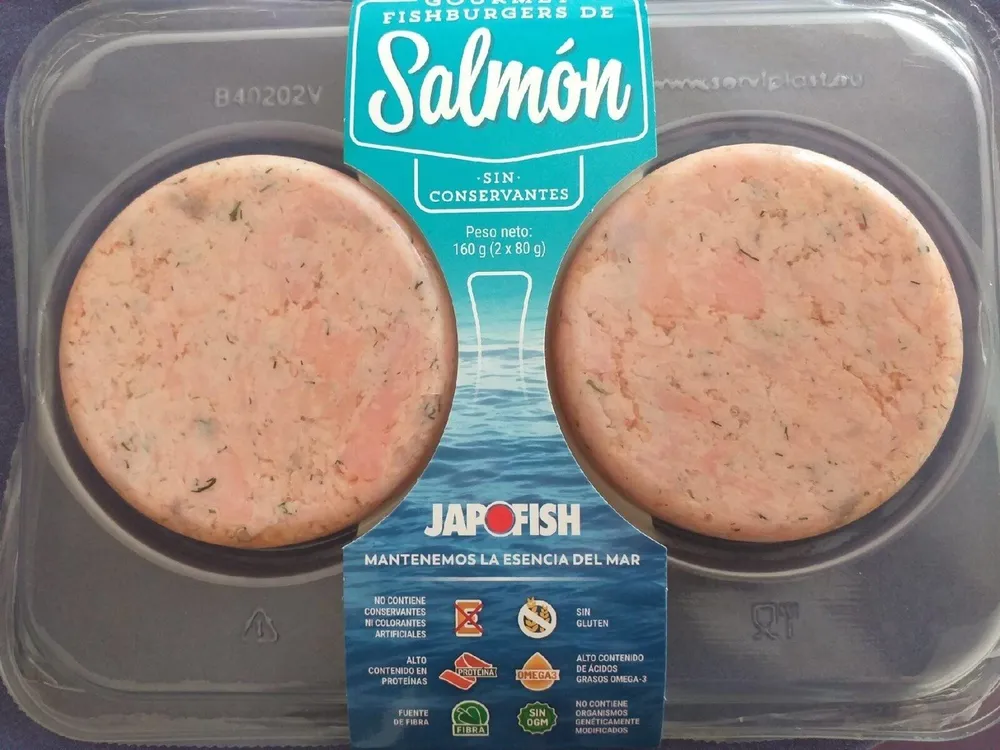 Hamburguesas de salmón