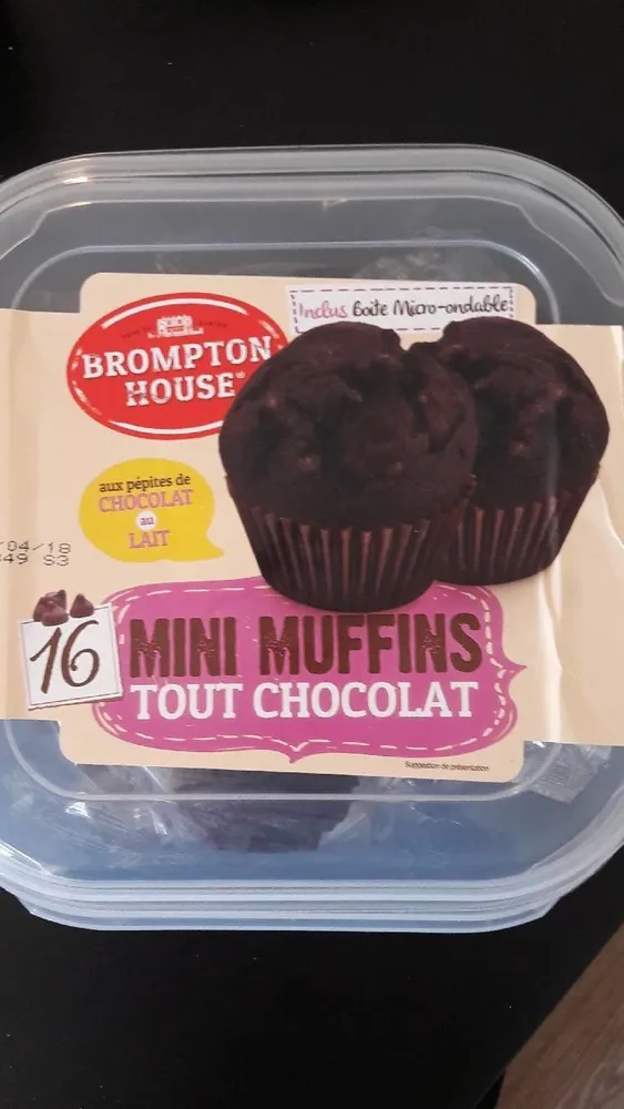 Mini Muffins Tout Chocolat