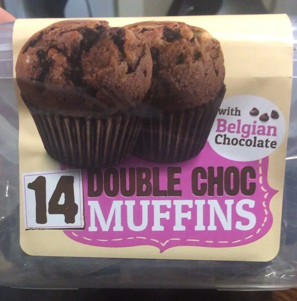 Double choc muffins