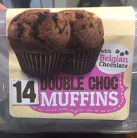 Double choc muffins