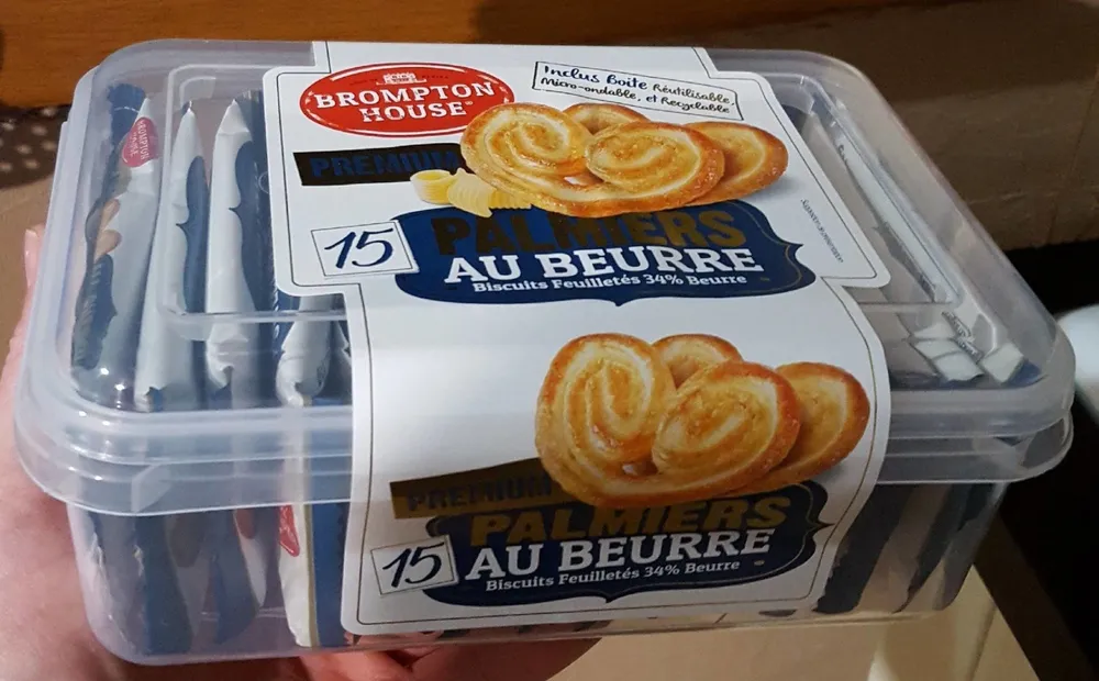 Palmiers au beurre