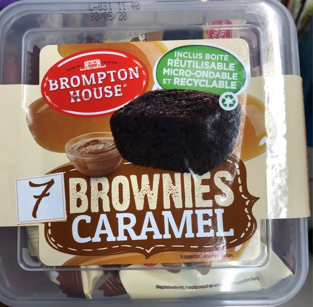 Brownies caramel