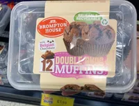 Double choc muffins