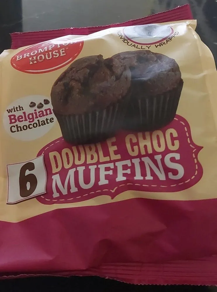 Double choc muffins