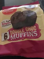 Double choc muffins