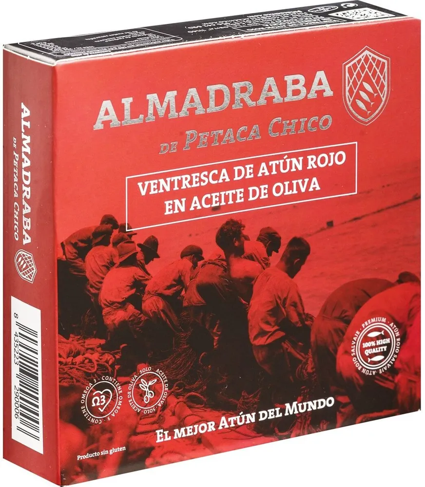 Ventresca de atún rojo en aceite de oliva lata 182 g