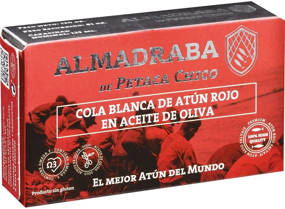 Cola blanca de atún rojo en aceite de oliva