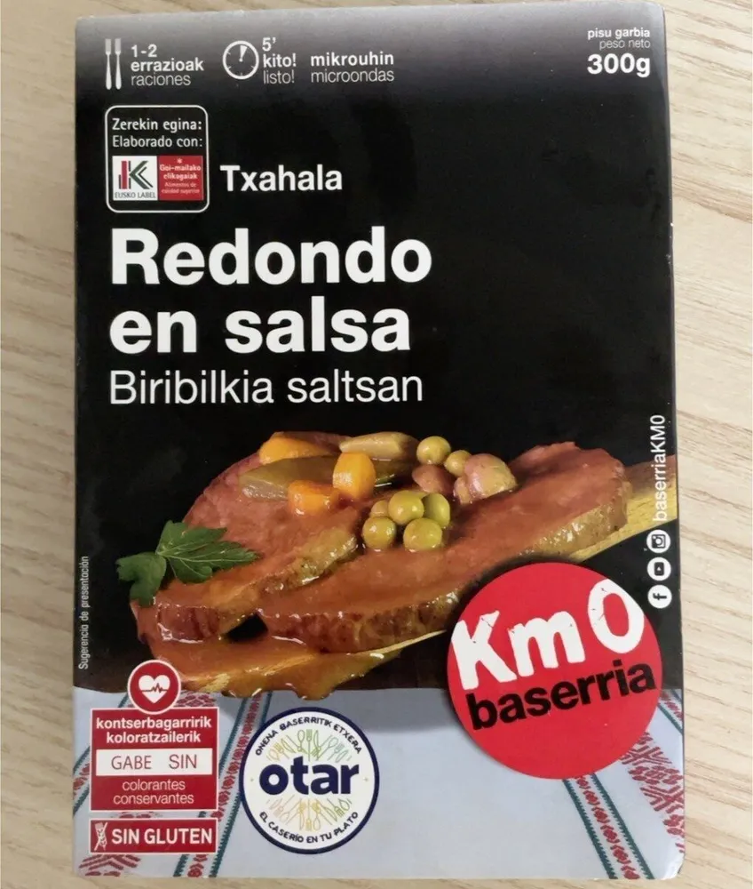 Redondo en salsa