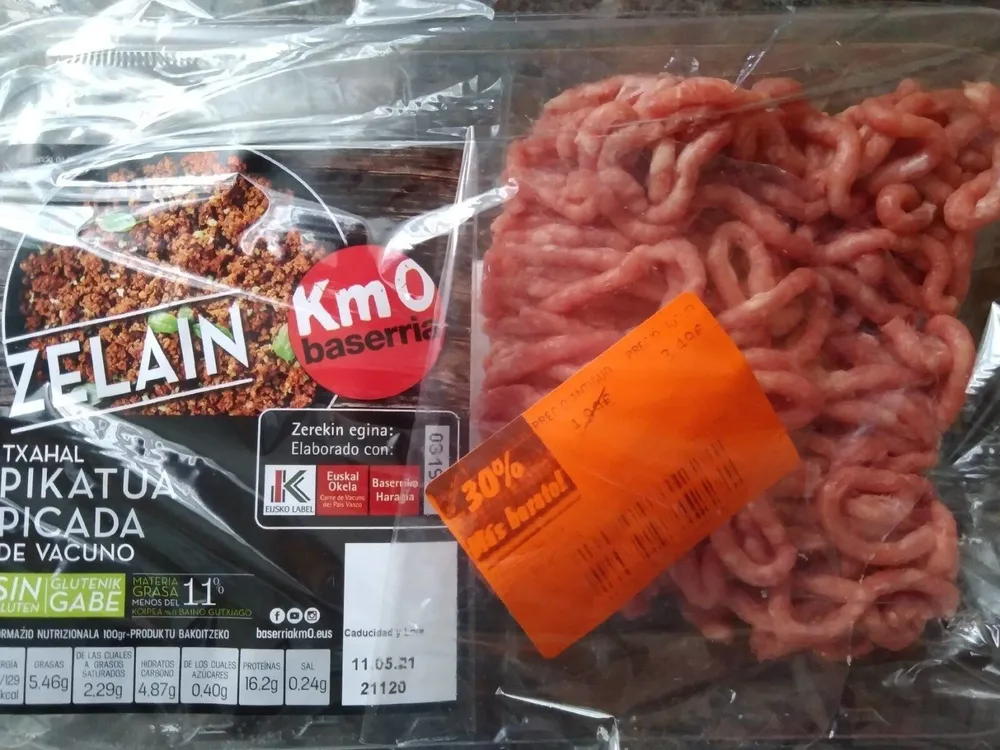 Carne picada de Vacuno