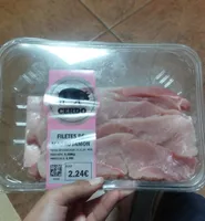Filetes de magro jamón