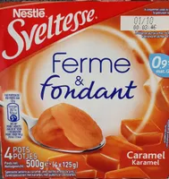 Sveltesse Ferme et Fondant saveur caramel 4x125g prix choc