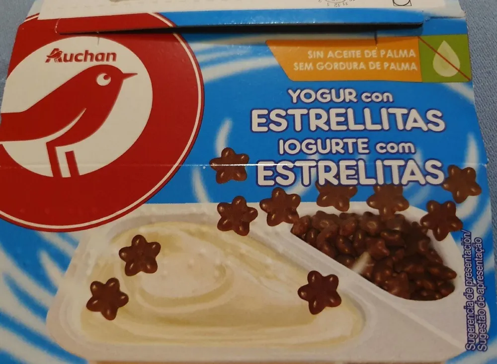 Yogur con estrellitas