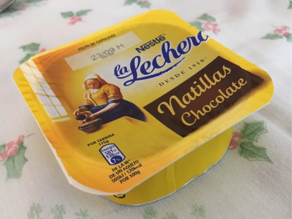 Natillas chocolate