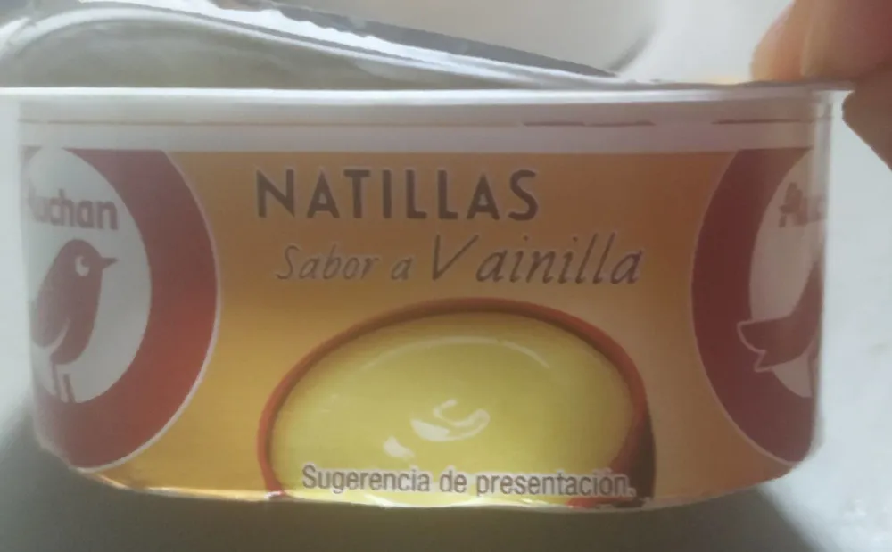 Natillas sabor a vainilla