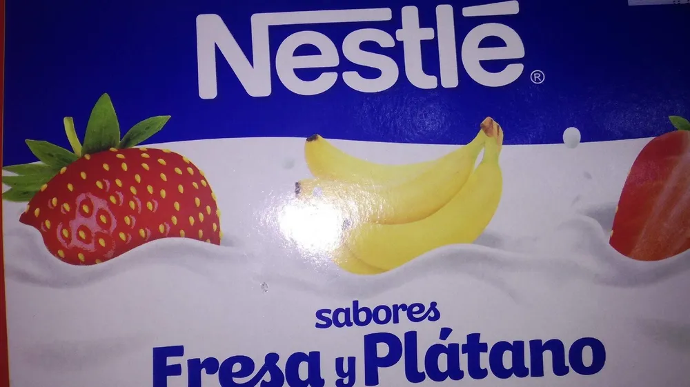 Yogurth fresa y platano