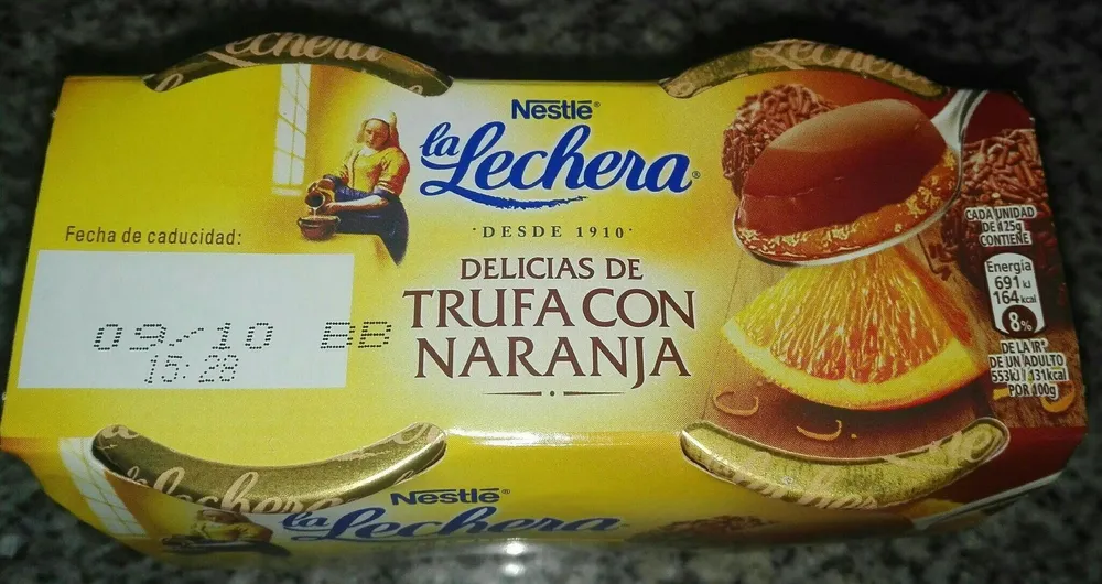 Delicias de trufa con naranja