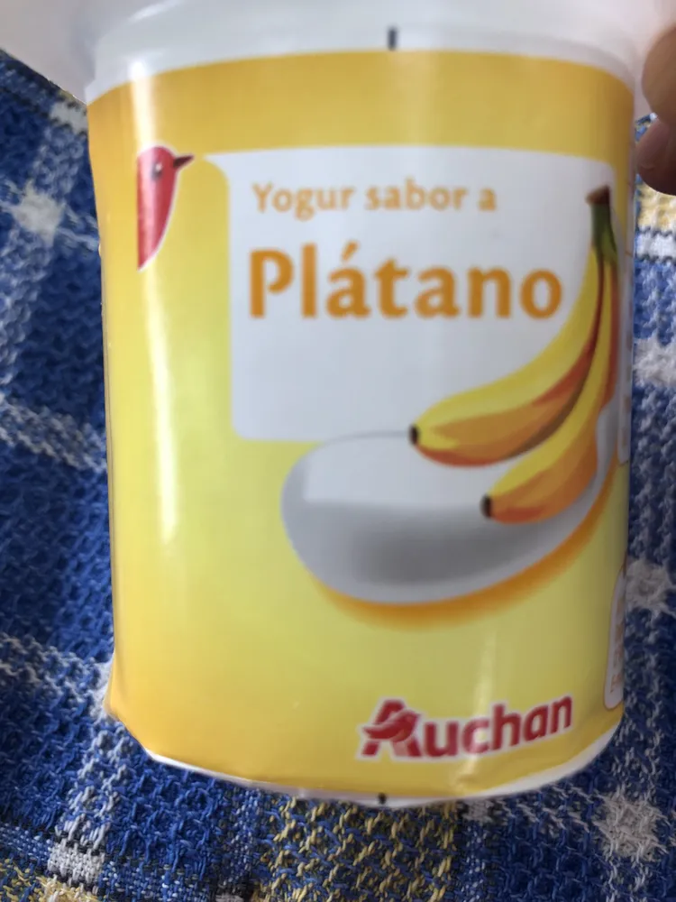Yogur sabor a Plátano