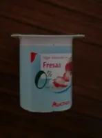 Yogur desnatado con fresa