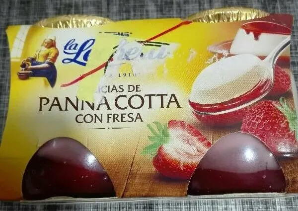 Panacotta con fresa