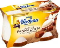 Delicias de pannacotta con caramelo