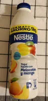 Yogur líquido con melocotón y mango