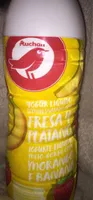 Yogur líquido fresa y plátano