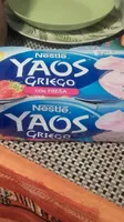 Yagos griego con fresa