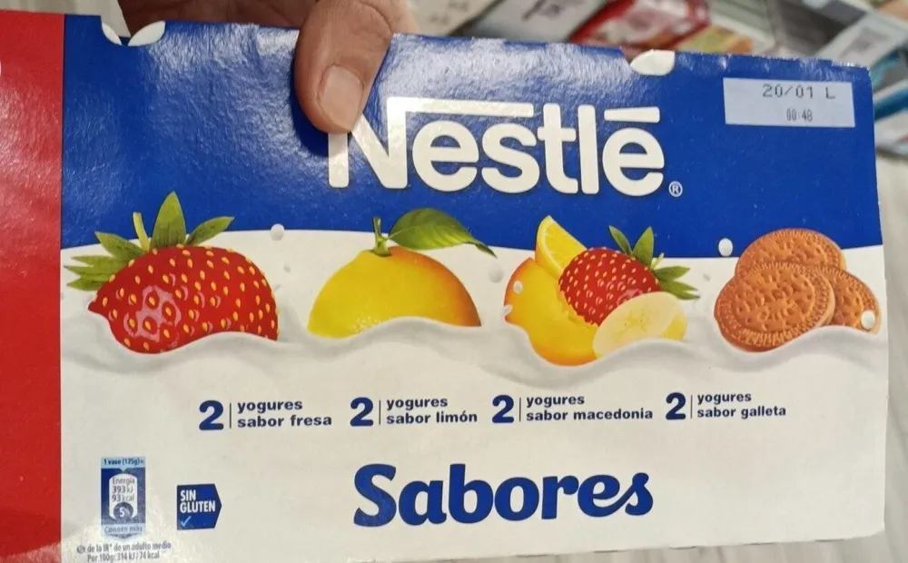 Yogures sabores