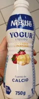 Yogur líquido con fresa y plátano