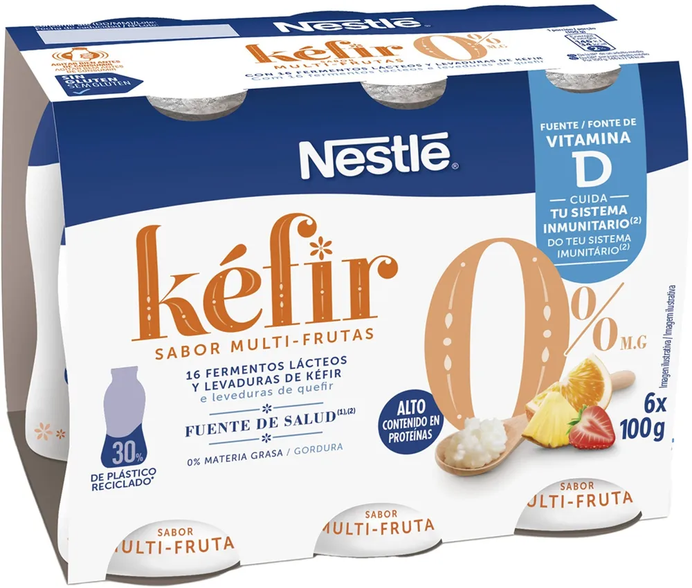 Kéfir 0% Multifrutas