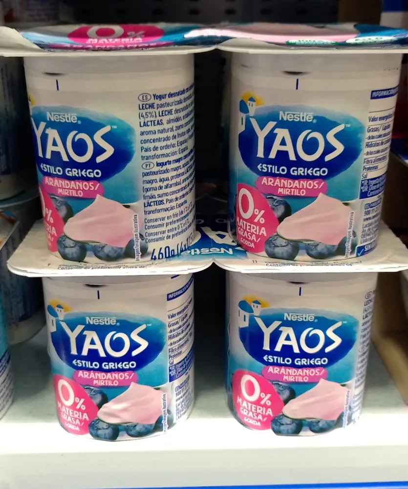 Yaos Arándanos Griego 0% Grasa