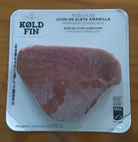 Rodaja de atún de aleta amarilla
